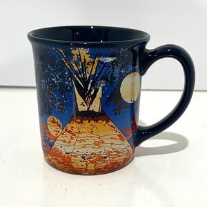 PENDLETON | Full Moon Native American Blue Coffee Mug